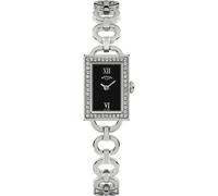 Rotary Ladies Cocktail Stone Set Rectangular Stone Set Stainless Steel Bracelet Watch