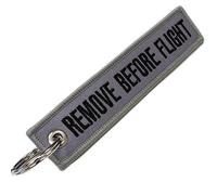 Rotary13B1 - Remove Before Flight Keychain - Gray/Black by Rotary13B1