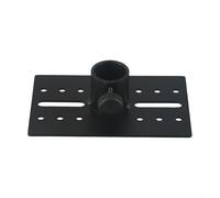 Rotatable 35mm Metal Mount Tripod Pole Speaker Stand Adapter Top Cap for DJ PA Speakers, 175x110mm Bracket with 13mm Screw