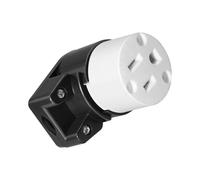 Rotatable AC110V Electrical Socket with Polarized Grounding for 5 15R Compatibility Electrical Connector Grounding Power Receptacle