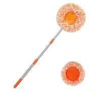 Rotatable Adjustable Cleaning Mop With Telescopic Handle, Wet And Dry Triangular Mop For Walls Floors Glass Corners And Cars, Extendable 78-170cm