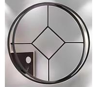 Rotatable Aluminum Alloy Round Window Shed Windows with Hardware Handle Stylish and Simple Window Replacement for Indoor Loft, Landscape Decoration(70cm/27.6in)