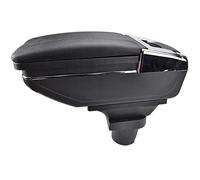 Rotatable Armrest For Yaris 2 Hatchback 2006-2011 For Charade 2011-2013 Black Thread Storage Box Arm Rest
