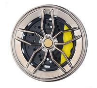 Rotatable Auto Car Air Freshener for Wheel Hub and Air Vent, Adjustable Fragrance Diffuser for Cars, Trucks, and Offices (Grey)