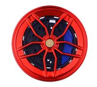 Rotatable Auto Car Air Freshener for Wheel Hub and Air Vent, Adjustable Fragrance Diffuser for Cars, Trucks, and Offices (Red)