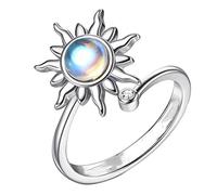 Rotatable Band for Women Adjustable Relieves Stress Calming Girlfriend Flower Calming