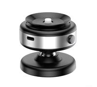 Rotatable Car Magnetic Phone Holder, Car Electric Suction Cup Vacuum Magnetic Phone Holder, Electromagnetic Suction Car Phone Holder, Vacuum Adsorption Magnetic Phone Holder(Silver)