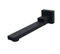 Rotatable Concealed Into The Wall Water-tap Water Nozzle Brass Chrome Mop Pool Faucet G1/2,4 Points Taps Vessel Faucet (Black)