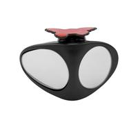 Rotatable Convex Mirror for Cars 1 Piece 360 Degree Rotatable 2 Side Car Blind Spot Convex Mirror Exterior Rear View Parking Mirror Safety Accessories Blind Spot Mirrors(A)