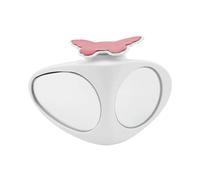 Rotatable Convex Mirror for Cars 1 Piece 360 Degree Rotatable 2 Side Car Blind Spot Convex Mirror Exterior Rear View Parking Mirror Safety Accessories Blind Spot Mirrors(E)