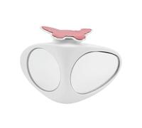 Rotatable Convex Mirror for Cars 1 Piece 360 Degree Rotatable 2 Side Car Blind Spot Convex Mirror Exterior Rear View Parking Mirror Safety Accessories Blind Spot Mirrors(Black)