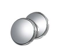 Rotatable Convex Mirror for Cars 2PC Suction Cup Car Convex Blind Spot Mirror HD 360 Degree Wide Angle Adjustable Rearview Extra Auxiliary Round Mirror Accessori Blind Spot Mirrors(F)