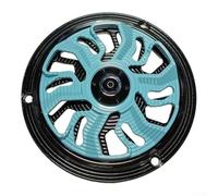 Rotatable Fan Cover 360° Positioning Motorbike Radiator Protector Lightweight Alloy Mesh Screen for Cooling Flow Guidance Direct Install(Light blue)