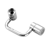 Rotatable Faucet Aerator, Multifunctional 1080 Degree Swivel Extender, 3.5 Inches Aerator with Adjustable Flow, Excellent ABS Material Faucet, Water Saver with Rotation, Bathroom Tool for Washbasin