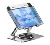 Rotatable Laptop Stand, Heat Dissipation Raiser, 9.45 x 8.66 Inch Portable Holder with 360° Base Function, Laptop Riser, Desk Accessories Made of Durable Material, Stand for Office and Home