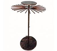 Rotatable Metal Scarf Display Stand, Commercial Round Rack Organizer for Retail Stores, Perfect for Shawls, Belts, and Ties