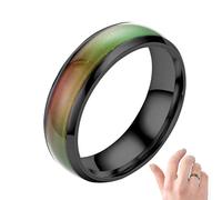 Rotatable Moods Control Rings - 0.7inch Mood Rings | Moodes Riñg For Kids Couple Riñg 1pcs Color Changing Ring Mood Emotion