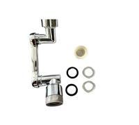 Rotatable Multifunctional Extension Faucet Aerator 1080 Degree Swivel Robotic Arm Water Filter Bubbler Sink Fit(Bifunctional)