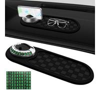 Rotatable Non-slip Car Dashboard Pad Mobile Phone Holder, Temporary Parking Number Plate, Multifunction Car Anti-Slip Mat Supplies Stably Hold Your Electronic Devices Sunglasses Keys