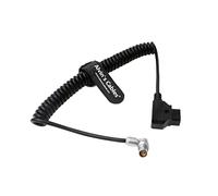 Rotatable Power-Cable for Red-Komodo 2-Pin-Female Right-Angle to D-tap Coiled-Cable Adjustable L-Shape Cord Alvin’s Cables
