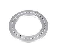 Rotatable Round Table Base With Sound-absorbing Aluminum Alloy Track Bearings, Suitable For Solid Wood And Marble Dining Tables.(300mm)
