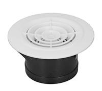 Rotatable Round Vent Cover, Adjustable Air Exhaust Cover 4in, Durable Plastic, Easy Installation - Flexible Airflow Control, Removable Panel, Ideal for Bathrooms and Kitchens (type 1)