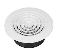 Rotatable Round Vent Cover, Adjustable Air Exhaust Cover 4in, Durable Plastic, Easy Installation - Flexible Airflow Control, Removable Panel, Ideal for Bathrooms and Kitchens (type 2)