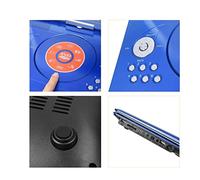 Rotatable Screen Multi Media DVD 14 inch Portable DVD Player for Game TV Function Support MP3 MP4 VCD CD Player for Home and Car(B)