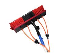 Rotatable Solar Panel Cleaning BrushAluminum Alloy /9.8ft Long 55cm/21.7in HeadIdeal for Roofs Solar Panels & House Siding Cleaning Equipment