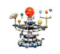 Rotatable Solar System Mini Building Blocks Set, Space Exploration Micro Building Bricks Kit, STEM Toys for Home School Science Learning Birthday Gifts for Boys Girls Adults Ages 14+ (963pcs)