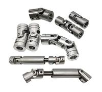 Rotatable Universal Steering Shaft, Cross Universal Joint Telescopic Cardan Joint Precision Single And Double Shaft Coupler Metal Universal Joint Coupling(01G)