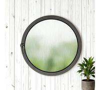 Rotatable Ventilation Round Shed Window Tempered Glass Small Casement Replacement Aluminum Sliding Design for Kitchen Bathroom Living Room