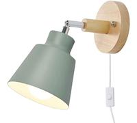 Rotatable Wall Light, Colored Aluminum lampshade Wall Mounted Lighting Fixture, Chandelier(Green)