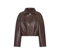 ROTATE BIRGER CHRISTENSEN bonded leather jacket - Brown 32-34-36-38-40