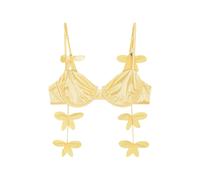 ROTATE BIRGER CHRISTENSEN x Love Stories flower detail underwire bra - Yellow 75D-80A-80B-80C