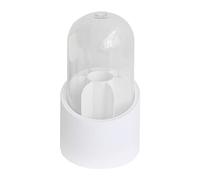 Rotate Brushes Holder 360 Degree Rotating Large Capacity Organizer Makeup Brushes Holder White