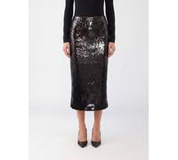 ROTATE Recycled Polyester Sequin Pencil Midi Skirt with Slit - Size: 36 - female