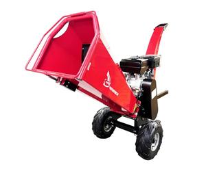 Rotatech 15HP Professional Petrol Wood Chipper - Heavy Duty Towable Branch Chipper, 120mm (5") Capacity, 420cc 4-Stroke Engine