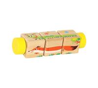 Rotating 3D Wooden Puzzle - An Interactive, Cute Toy for Early Childhood Education in Preschool (Universal), Style E