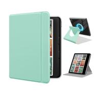 Rotating Acrylic Case Compatible with Kobo Clara 2E 6" 2022 | N506, 360° Rotating Stand, Magnetic Detachable Design, Auto Wake/Sleep(Grass Green)