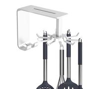 Rotating Adhesive Hooks, Swivel Hook, Kitchen Utensil Hooks 360° Rotatable Under Cabinet with 10 Swivel Claws No Drilling for Storage Accessories