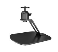 Rotating Aluminum Projector Mount 1/4inch Screw Thread Desk Stand Stable AntiVibration Design Conference Room Essential No Drill Meeting Room Stand