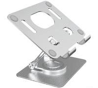 Rotating Aluminum Tablet Stand with Height Adjustment Mechanism and Hollow-Out Cooling Structure for Consistent Thermal Efficiency (A)