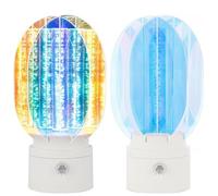 Rotating Aurora Night lamp, 3D Aurora Light with Dimming and Fading Capabilities, Experience The Splendour of The Arctic Auroras Borealis(2pcs)