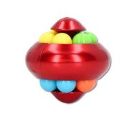 Rotating Ball Puzzle Toy - Aluminum Alloy Durable Stress Relief Fidget Spinner for Teens Hand Eye Coordination and Strategic Thinking (type 1) (type 2) (type 3) (type 4) (type 5) (type 6)