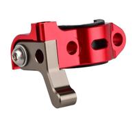 Rotating Bar Clamp And Hot Start Lever Compatible With 125 250 450 250R X 450R 250F 450F Dirt Bikes Fits RM CR CRF KX KLX YZ WR Models(Rouge)