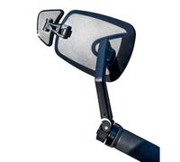 Rotating Bar End Mirror For Bikes With Integrated Structural Rigidity And Optimized Mirror Dimensions(Single Left)