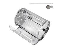 Rotating Barbecue Cage - Stainless Steel Rolling Wing Basket, Rotating Wing Basket for Outdoor Cooking | Rotating Barbecue Cage Multipurpose Grill Cage, Rotating Grilling Basket, Rolling Basket Grill