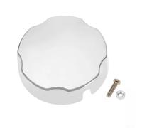 Rotating Bathtub Control Knob 75mm Diameter Chrome-Plated Plastic Overflow Cover with 10mm Hole for Bathroom Fixtures to Prevent Water Spillage