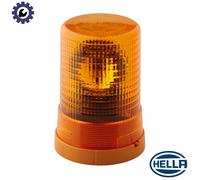 HELLA 2RL 006 295-111 Halogen-Rotating Beacon - KL 710 - 24V - Yellow - Round - mounting/Bolted - Plug: Blade Terminal